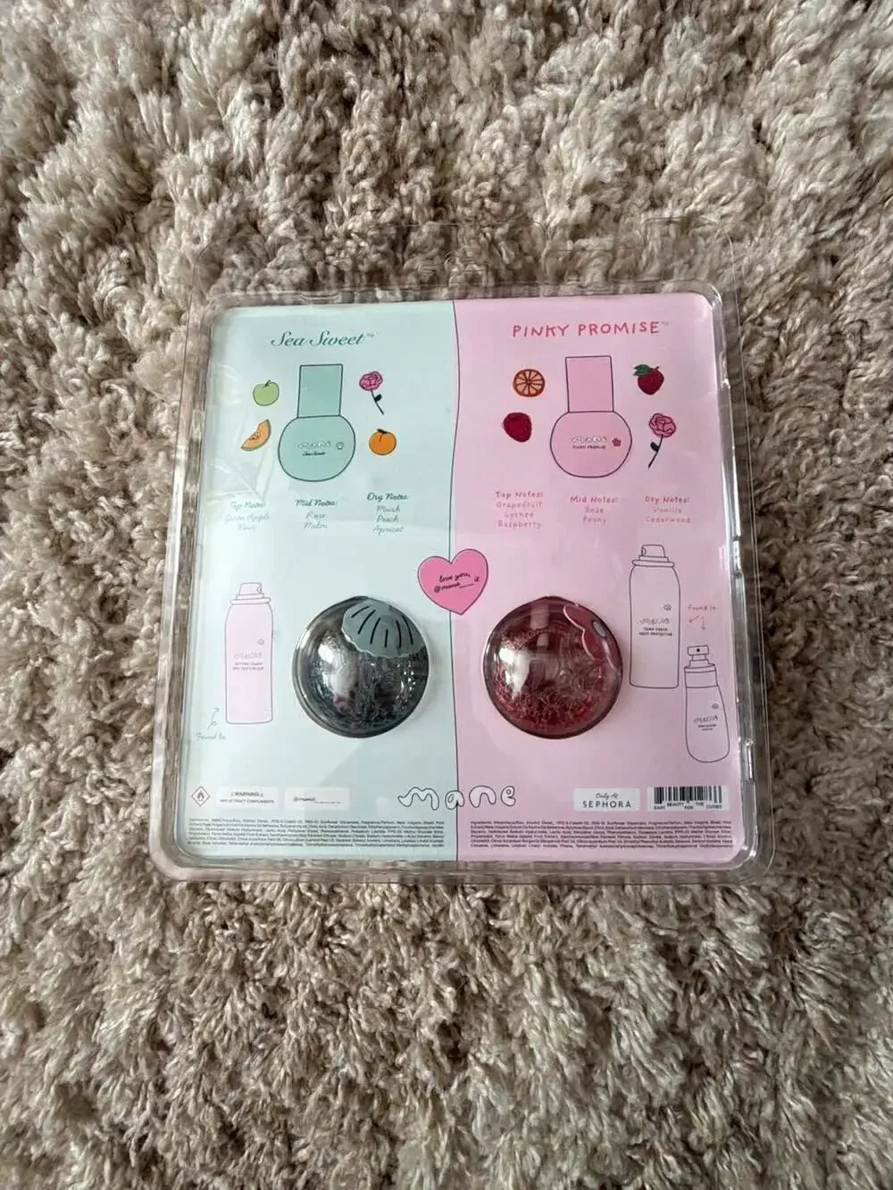 Mane Mists Too Good to Miss Pinky Promise & Sea Sweet Duo Set